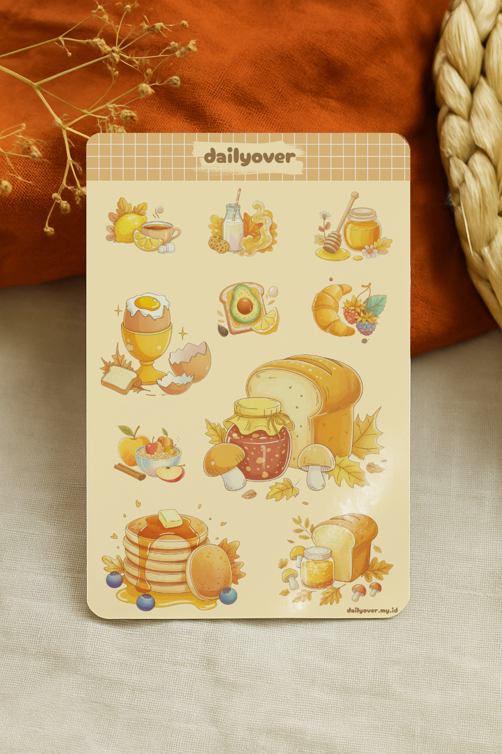 Cozy Breakfast Digital Sticker Pack – 10 Warm & Wholesome Designs